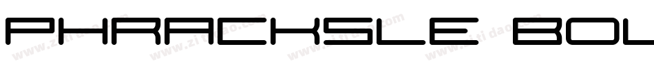 PhrackSle Bold字体转换